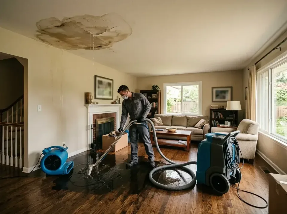attic-pipe-burst-ceiling-drip-008 — frequently asked questions, Water Damage Restoration & Carpet Care in Shorewood, IL